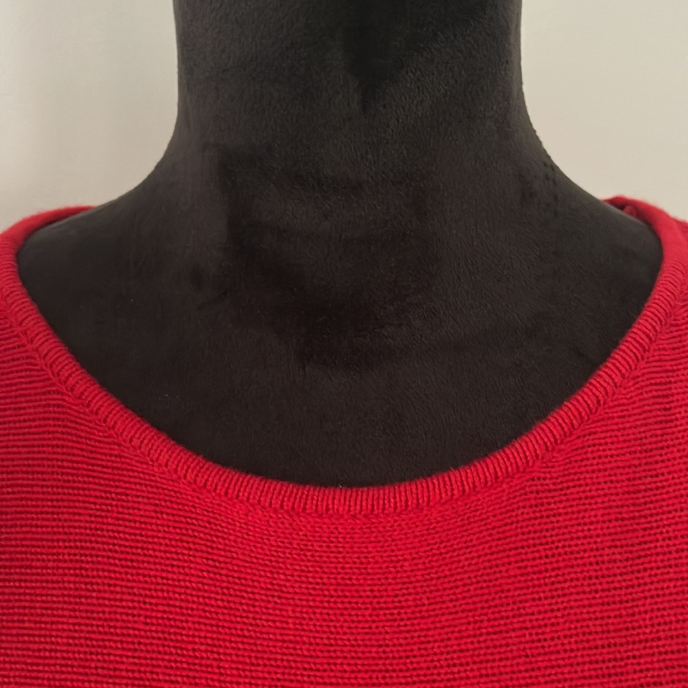 Michael Kors Red Tunic Sweater - Picture 3 of 11